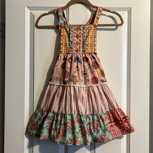 Matilda Jane Floral Ellie Dress Size 6 EUC